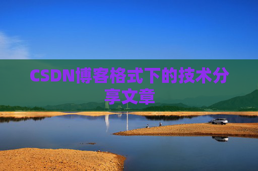CSDN博客格式下的技术分享文章